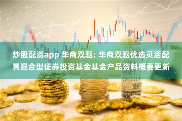 炒股配资app 华商双驱: 华商双驱优选灵活配置混合型证券投资基金基金产品资料概要更新